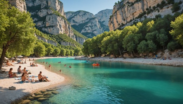 Comment se déroule un séjour en camping naturiste en famille dans les Gorges du Verdon ?