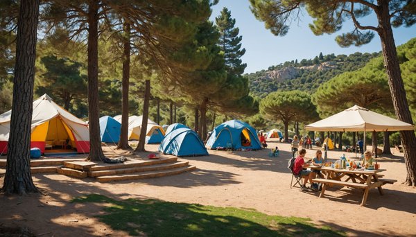 Quel camping est le plus adapté aux familles à Cala Llevado, près de Barcelone?