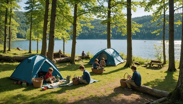 Quelles sont les meilleures destinations pour camper en famille proche de Lyon ?