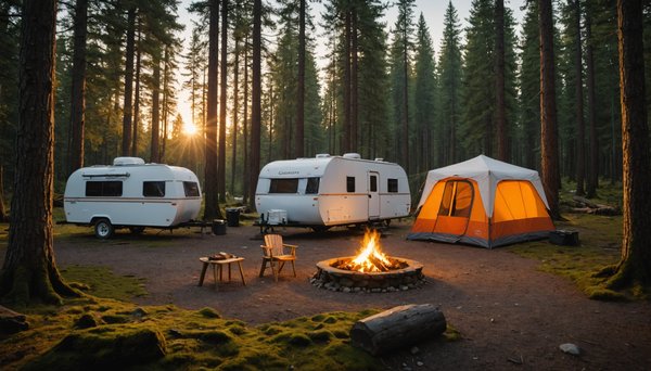 Séjour en camping : comment choisir entre tente et mobil home ?