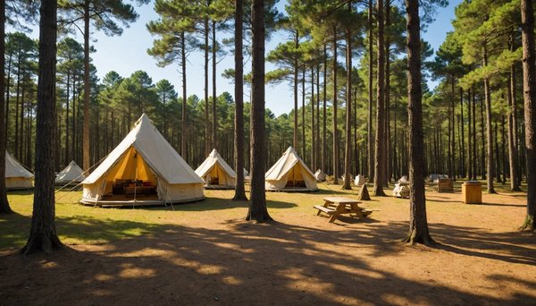 Un camping ecologique dans les landes : le domaine les oréades