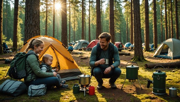 Profiter du grand air avec un bébé dans les bras - Conseils pour le camping avec un bébé
