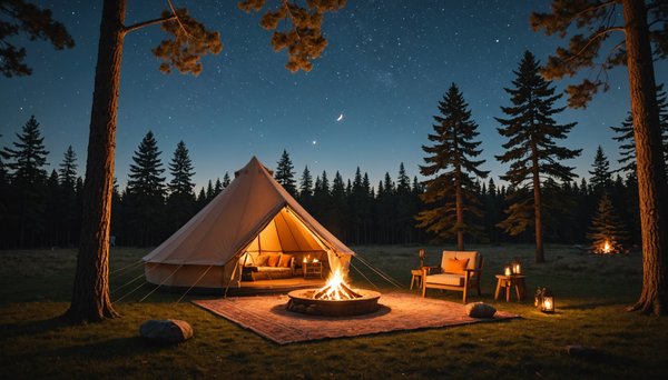 Camping 4 étoiles sous les étoiles