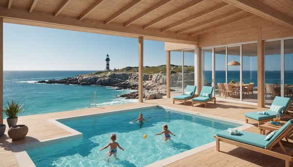 Sejour familial en cotes darmor avec espace aquatique