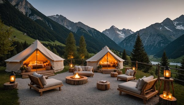 Camping 4 étoiles dans les Alpes françaises
