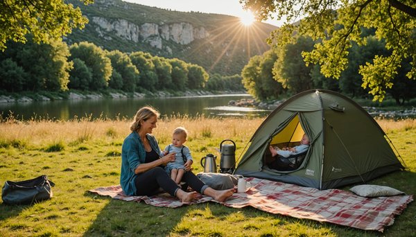 Camping avec un bébé en Ardèche : des vacances sans stress