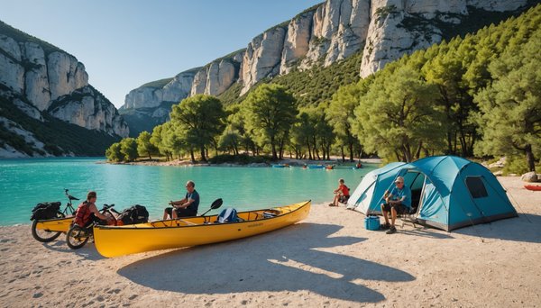 Les meilleurs moyens de transport pour un séjour en famille dans un camping du Verdon