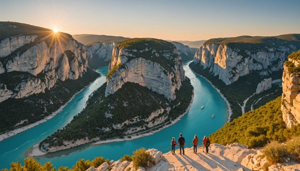 Plaisir en famille dans les Gorges du Verdon